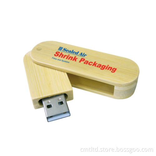 Bamboo USB Flash Drive Wood USB Memory Disk with Free Logo (BM007B)